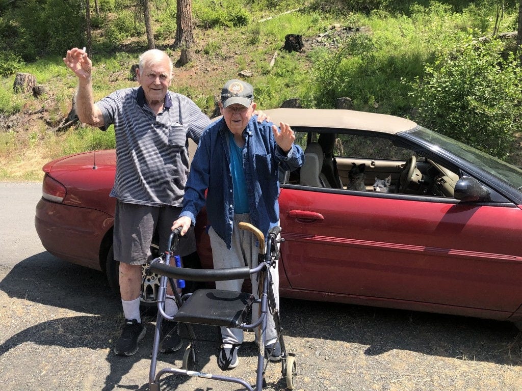 Frank and Pat in St. Marie, Idaho